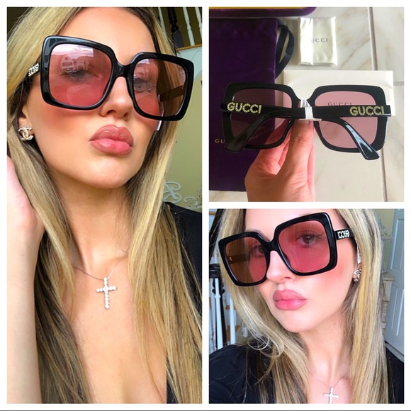 Gucci Accessories - 🔥NEW SHOW STOPPER GUCCI SWAROVSKI SUNGLASSES 🔥